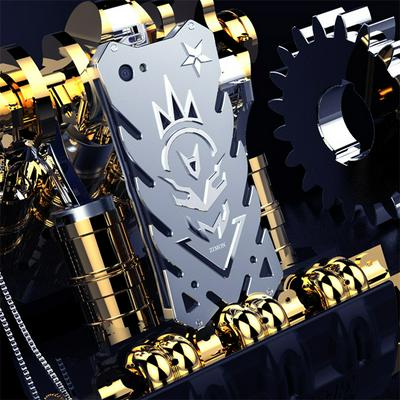 Luxury 3D Vulcan Series Armor Anti-Scratch Hard Aluminum Metal Bumper Full Protective Back Cover Case for vivo Y83