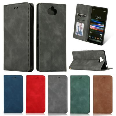 Solid Color PU Leather + Soft TPU with Picture Frame Card Slots Stand Wallet Protective Case for Xiaomi Redmi K20 / K20 Pro/ Mi 9T / Mi 9T Pro