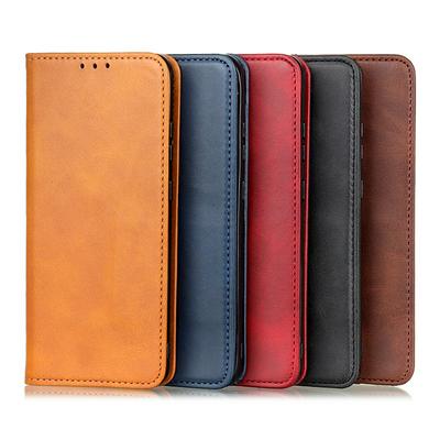 Magnetic Cowhide Pattern Scratch Resistant Shockproof PU Leather Wallet Phone Case with Card Slots for Sony Xperia 5 II
