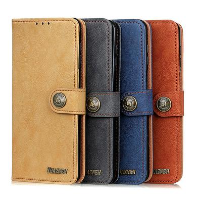 Car Line Retro Pattern Premium Leather Shockproof PU Leather + Shock-absorbent TPU Picture Vintage Wallet Case with Magnetic Closure and Card Slots Kickstand for Sony Xperia 5 II