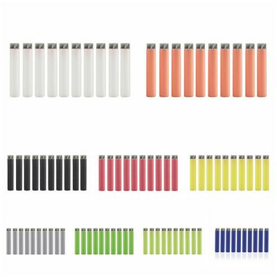 10Pcs Toy Gun Universal Soft Bullet Bomb EVA Foam Bullet 7.2*1.3 Soft Bullet  