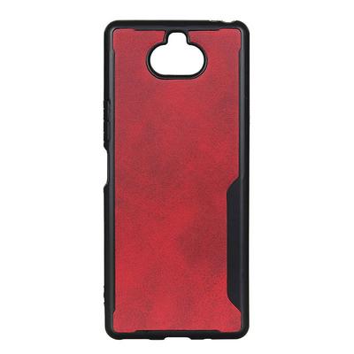 Leather-coated Phone Case for Sony Xperia 20, 2 in 1 Scratch-resistant Shockproof Protective Case