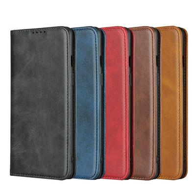 Ox Pattern Shock-Absorption Side Flip Magnetic Attraction PU Leather + Soft TPU with Card Slots and Stand Wallet Case for OnePlus 8 