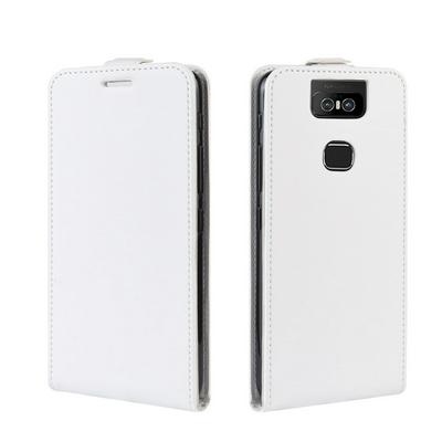 R64 Pattern Single Fold Edge Up and Down Vertical Flip PU Leather + Soft TPU with Card Slot and Magnetic Buckle Protective Case for Asus Zenfone 6 ZS630KL / Asus Zenfone 6z / Asus Zenfone 6 2019