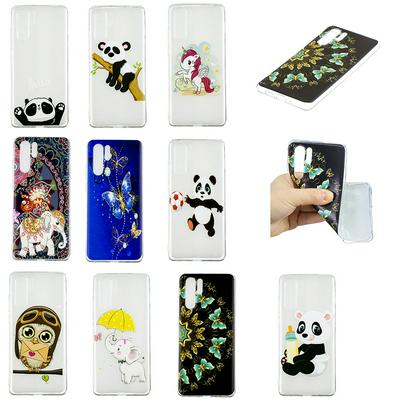 Painted High Transparent Anti-Scratch Soft TPU Back Cover Protective Case for Huawei P30