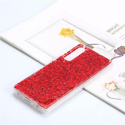 Glitter Powder Sequin Wear-Resistant Anti-Slip Anti-Drop Soft TPU Back Case for Huawei P30