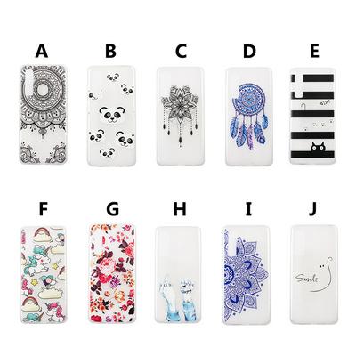  Colored Painting Transparent TPU Back Cover Case for Huawei P30 