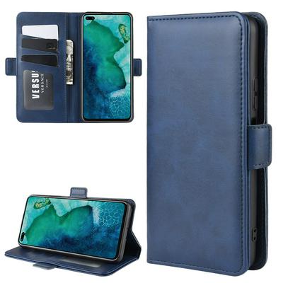 Crazy Horse Pattern Side Flip Shockproof PU Leather + Soft TPU Card Slots with Stand and Double Buckle Wallet Case for Huawei Honor V30 / V30 Pro
