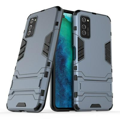 Iron Man Armor Creative Anti-Fall 3 in 1 Detachable Hard PC + Soft TPU with Invisible Stand Back Cover Case for Huawei Honor V30