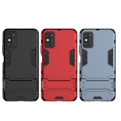 Iron Man 2 in 1 Detachable Shockproof Anti-Scratch Soft TPU + Hard PC with Kickstand Back Cover Case for Huawei Honor X10 Max 5G