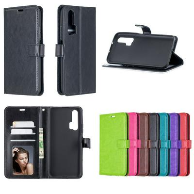 Wallet Case for HUAWEI Honor 20 Pro, Crazy Horse Leather Phone Cover