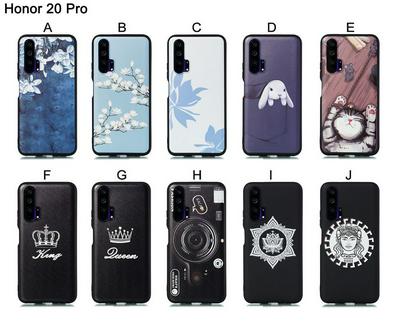 Cat Plum Snow Colored Pattern Anti-Scratch Soft TPU Back Cover Protective Case for Huawei Honor 10i 