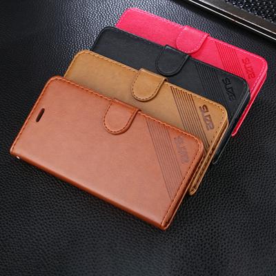 Business Solid Color PU Leather + Soft TPU with Card Slots and Stand Wallet Protective Cover Case for Huawei Enjoy 6s / Honor 6C / Nova Smart 