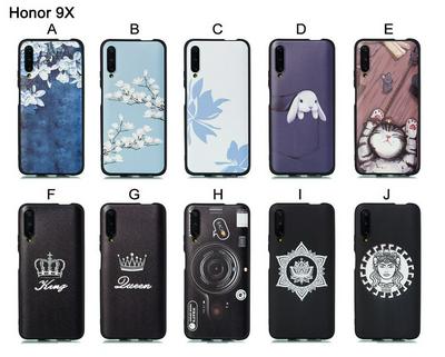 Soft Printed Phone Case for HUAWEI Honor 9X, TPU Shockproof Phone Cover