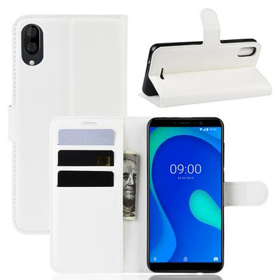 Wiko Case Dual-side Magnetic Buckle Horizontal Flip Leather Case Card Slots Wallet Photo Frame Phoen Case Cover for WIKO Y80 with Phone Holder