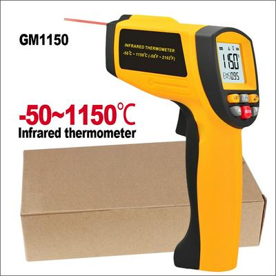 GM1150/GM1150A Thermometer Infrared Thermometer Digital Electronic Handheld Laser Industrial Temperature Hygrometer Meter IR Thermometer