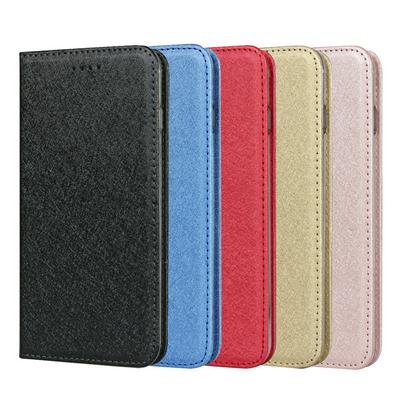 Silk Pattern Fashion Wrist Strap Style Strong Magnetism Shockproof Side Flip PU Leather + Transparent TPU with Card Slots and Stand Wallet Case for iPhone 7 Plus / 8 Plus