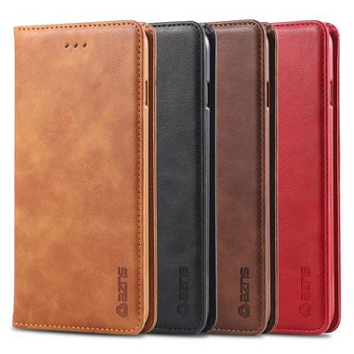 Retro Pattern Solid Color PU Leather + Soft TPU Case with Card Slots and Picture Frame Protective Cover Case for iPhone 7 Plus / 8 Plus