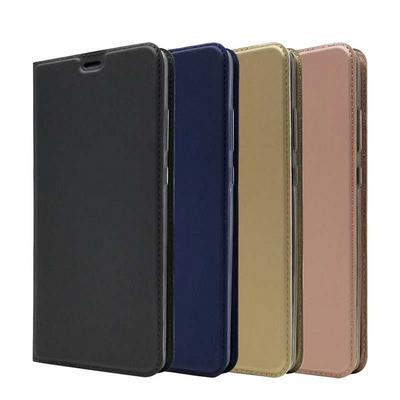 Voltage Magnetic Attraction Solid Color Side Flip Shockproof PU Leather + Transparent TPU with Card Slot and Stand Protective Case for Huawei Mate 20