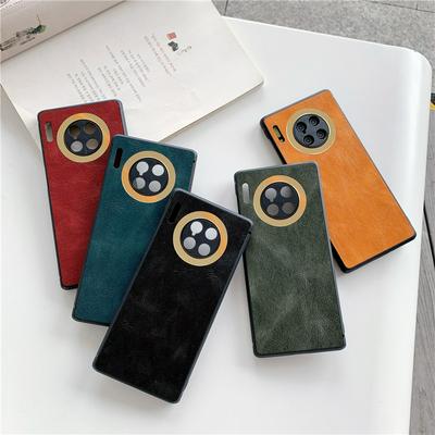 Retro Rubik's Cube Simulation Leather Coated PC + Soft TPU Back Cover Case for Huawei Mate 30