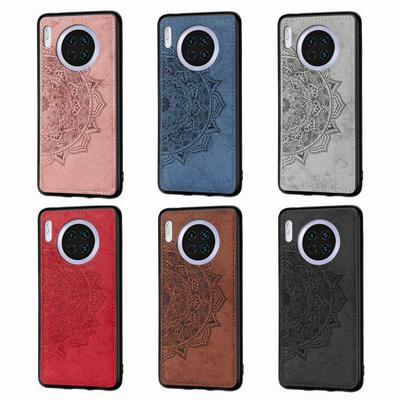 3D Printed Mandala Pattern Non-Slip 2 in 1 Hard PC + Soft TPU Hybrid Magnetic Attraction Back Cover Case for Huawei Mate 30