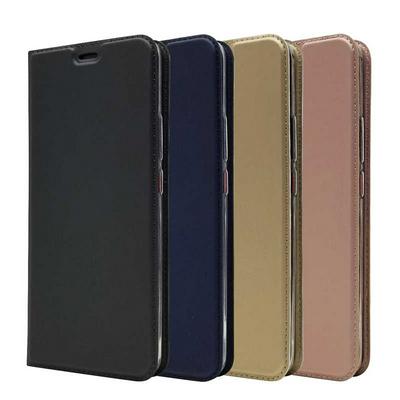Voltage Magnetic Attraction Solid Color Side Flip Shockproof PU Leather + Transparent TPU with Card Slot and Stand Protective Case for Huawei Mate 20 Pro