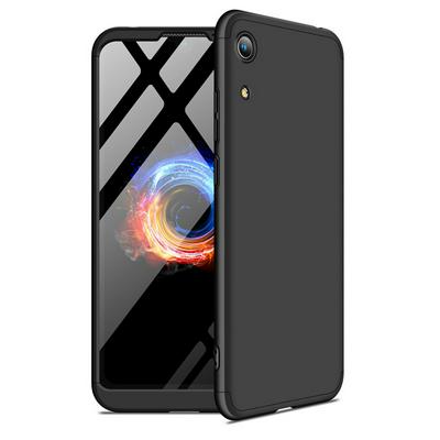 Frosted Three-Stage Style Shield Detachable Shockproof Hard PC Back Cover Case for Huawei Honor 8A