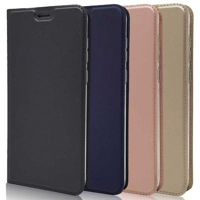 Voltage Magnetic Attraction Solid Color Side Flip Shockproof PU Leather + Transparent TPU with Card Slot and Stand Protective Case for Huawei Honor 7X