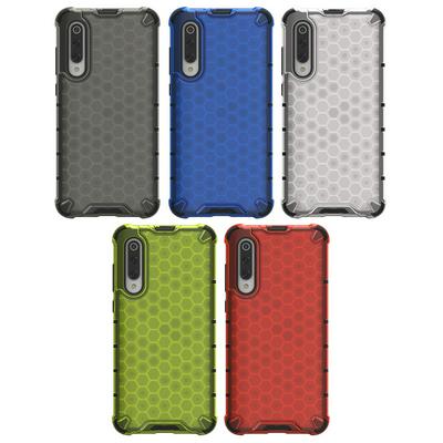 Honeycomb Pattern Detachable Hard PC + Soft TPU Back Cover Case for Xiaomi Mi 9 Pro/MI 9 Pro 5G