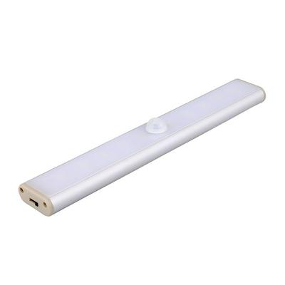12/20/30 LED USB Rechargeable Human Body Induction Single Row Lamp Beads Night Light Wardrobe Closet Light