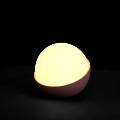 Double-color Home Bedside Silicone LED Light Night Pearl Night Light