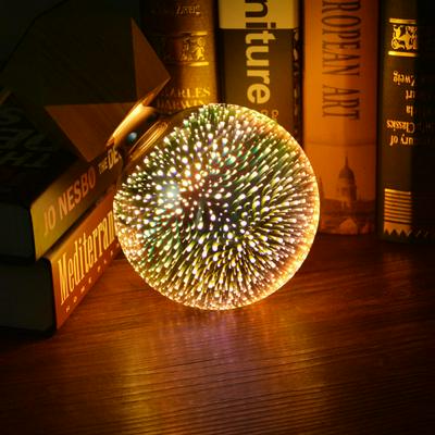 3D Stars Fireworks Effect E27 AC 85-265V Edison LED Bulb Lamp Holiday Christmas Home Party Decorative 