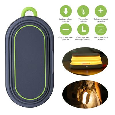 Portable 5000mah Mobile Power Dual Purpose Wireless Charging Treasure Night Lights with Stand