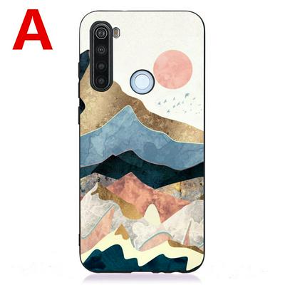 Black Background Colored Painting New Pattern Scratch Resistant Soft TPU Back Cover Phone Case for Xiaomi Redmi Note 8T