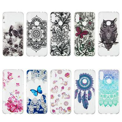 Colored Painting High Transparent Anti-Scratch IMD Craft Soft TPU Back Cover Case for Xiaomi Redmi Note 7