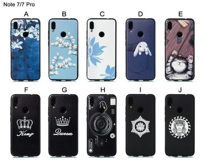 Cat Plum Snow Colored Pattern Anti-Scratch Soft TPU Back Cover Protective Case for Xiaomi Redmi Note 7 / 7 Pro