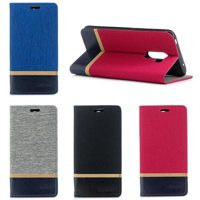  Hit Color PU Leather + Soft TPU Card Slots with Wallet Stand Protecting Case for Xiaomi Pocophone F1 / Poco F1