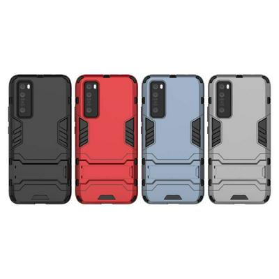 Steel Bear Style Scratch-proof Hard PC Phone Protective Case for HUAWEI Nova 7 5G with Stand