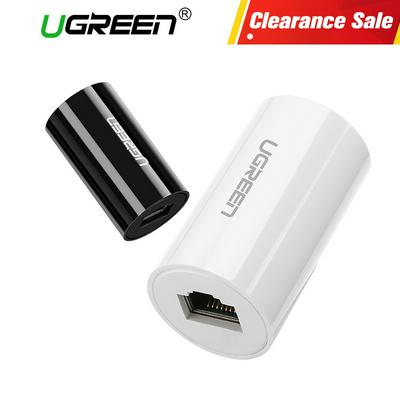 Ugreen RJ45 Adapter 8P8C Anti-Thunder Connector Ethernet Network Extension Cable 