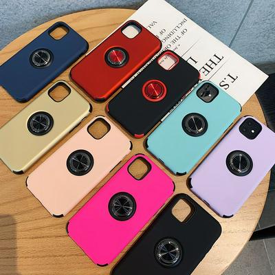 Soft TPU Phone Case for iPhone 11 Pro, Cornor Guarded Phone Cover with Ring Stand
