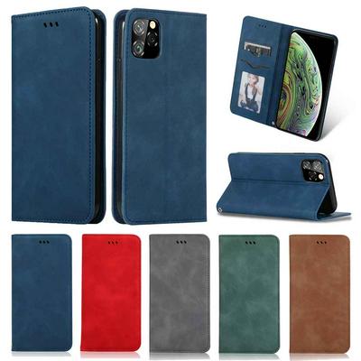 Retro Pattern PU Leather + Soft TPU Card Slots with Stand Support and Wallet Picture Frame Protective Case for Apple iPhone 11 Pro Max(6.5) 