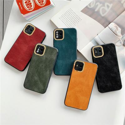 Retro Rubik's Cube Simulation Leather Coated PC + Soft TPU Back Cover Case for iPhone X / XS