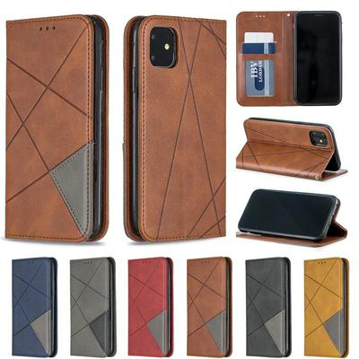 Sheep Skin Shockproof PU Leather + Soft TPU with Card Slots Stand Wallet Protective Case for Apple iPhone 11(6.1)