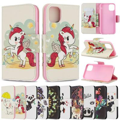 iPhone 6.1 inch PU Leather Phone Case Unicorn Cute Cartoon Flip Solid Color Phone Case Phone Holder Wallet Protective Case for iPhone 6.1 inch Phone Case
