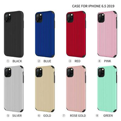 Luggage Case Pattern Detachable Anti-Scratch Hard PC + Soft TPU Back Cover Protective Case for Apple iPhone 11(6.1)