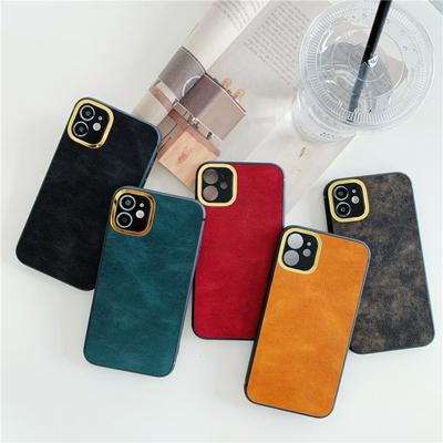 Retro Rubik's Cube Simulation Leather Coated PC + Soft TPU Back Cover Case for iPhone 11 Pro (5.8)
