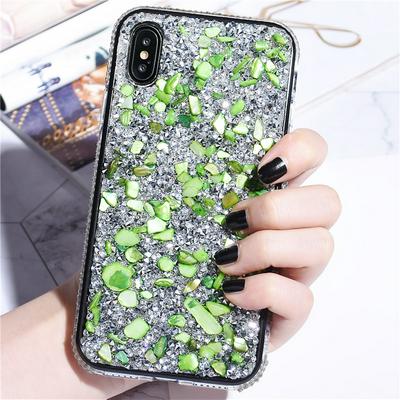 Wallet Phone Case for iPhone X / XS, Rhinestone Diamonds Series Soft TPU Phone Cover