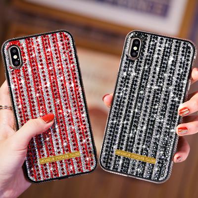 Wallet Phone Case for iPhone XR, Soft TPU Full Diamonds Phone Cover