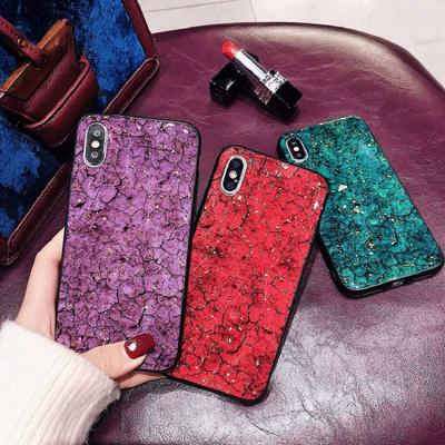 Marble Pattern Scratch-resistant Drop-proof TPU+Soft Glue Back Cover Phone Case for iPhone 11(6.1)