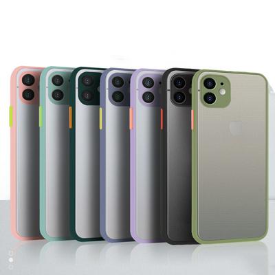 For iPhone 12/12 Pro(6.1) Fine Hole Frosted All-inclusive Lens Protection Soft TPU Back Cover Case